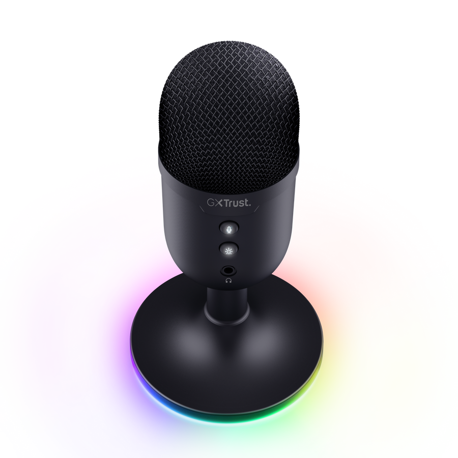 Micrófono Trust Gxt 234 Yunix Streaming Usb Negro 