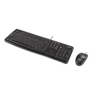 Combo Teclado y Mouse Logitech Mk120 Usb  920-004428