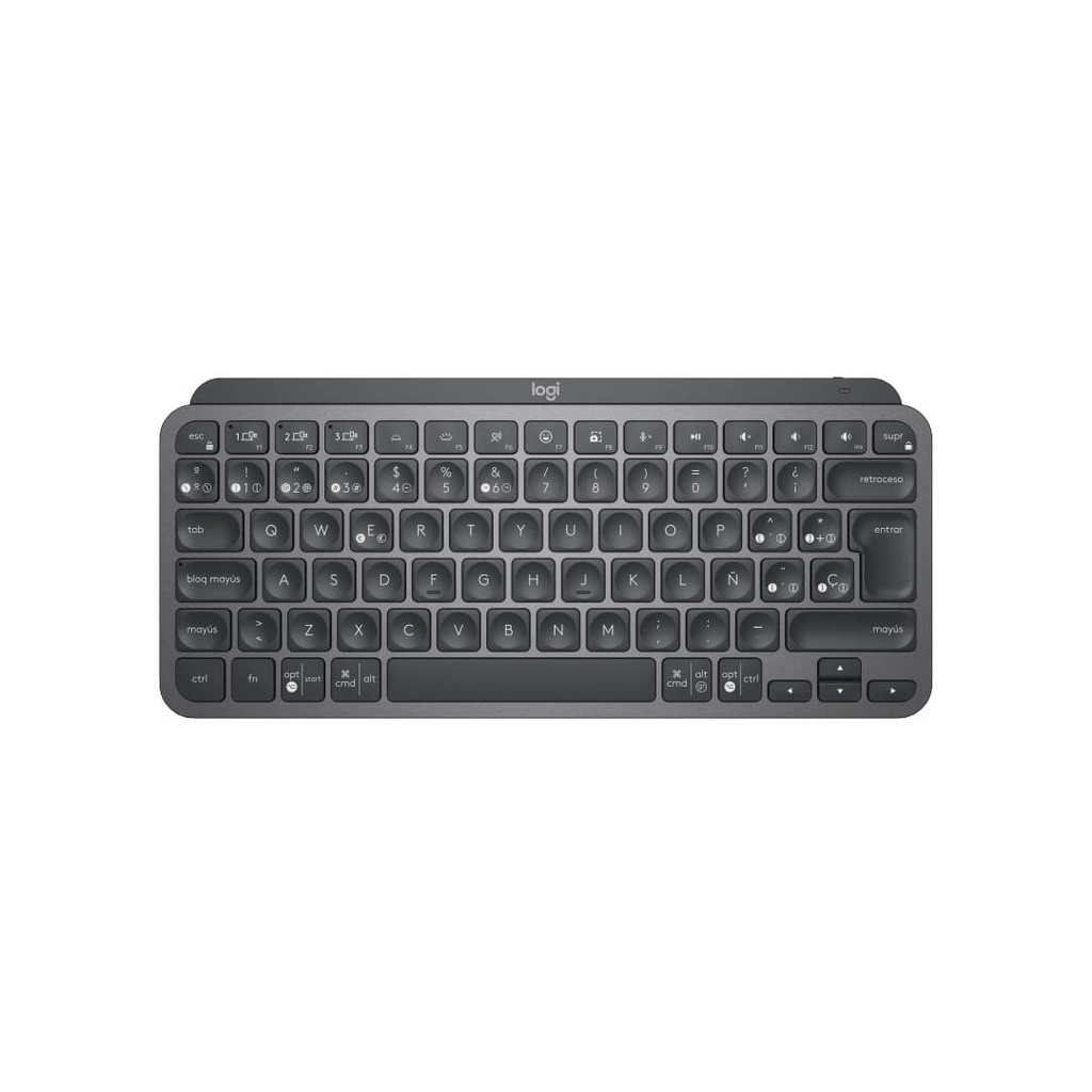Teclado Logitech MX Keys Mechanical  Mini Bluetooth-Inalambrico Gris Oscuro
