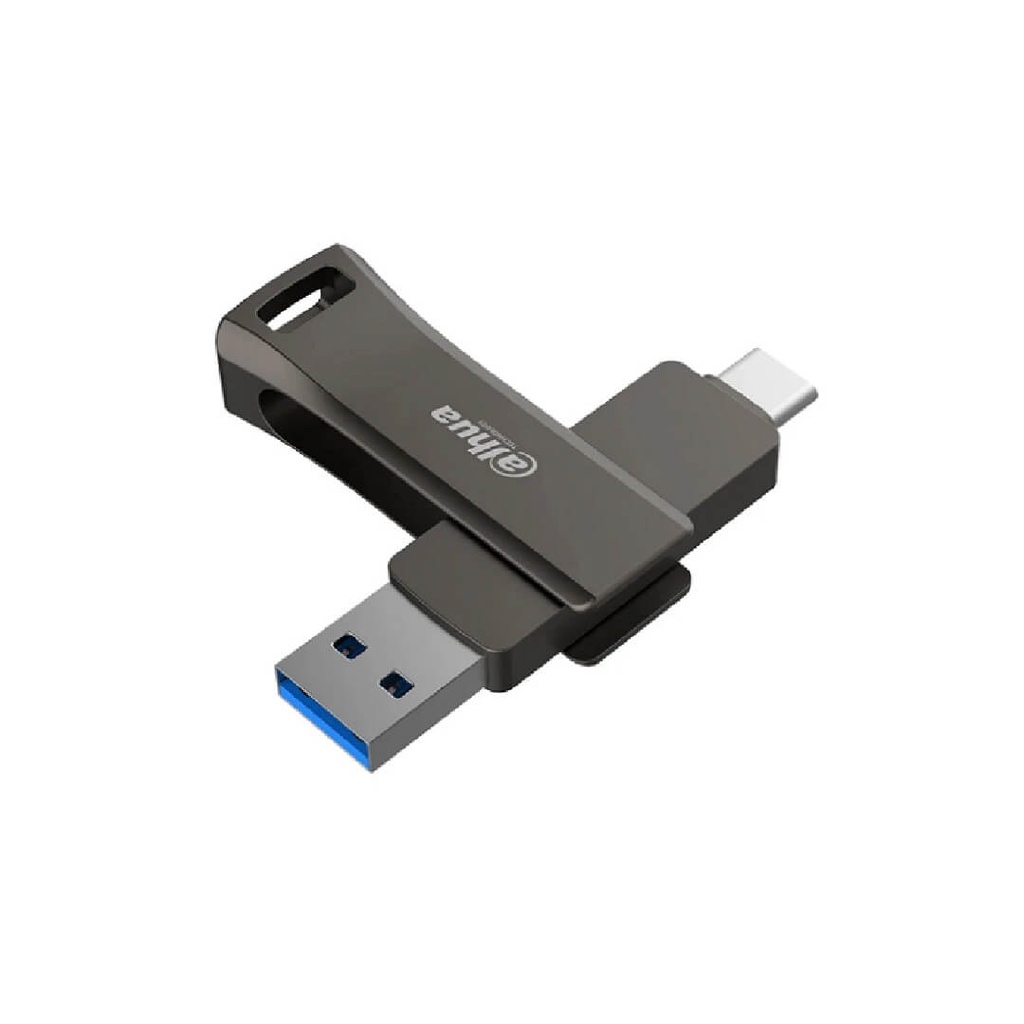 Memoria USB DAHUA-Flash  Drive-USB3.2 TypeA&C-Metal DHI-USB-P629-32 256GB-Gray-DHI-USB P32ACP256G0203B1