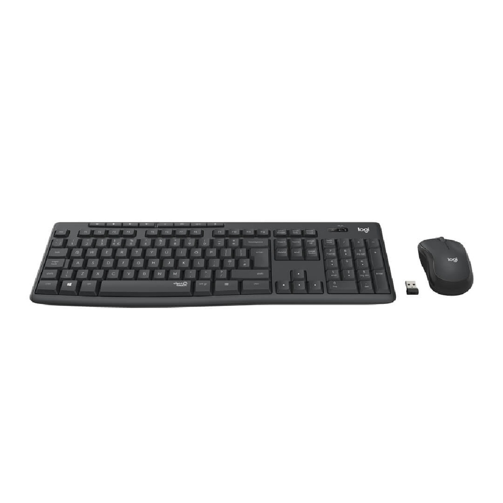 Combo Teclado y Mouse Logitech Mk295 Inalambrico - Silencioso