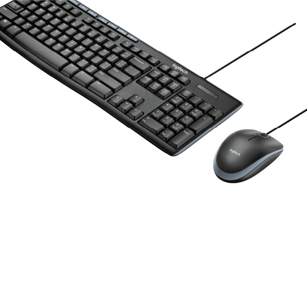 Combo Teclado y Mouse Logitech Mk200 Multimedia Usb