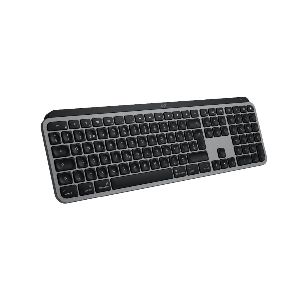 Teclado Logitech Mecanico MX Keys Mechanical Bluetooth-Inalambrico Gris Oscuro