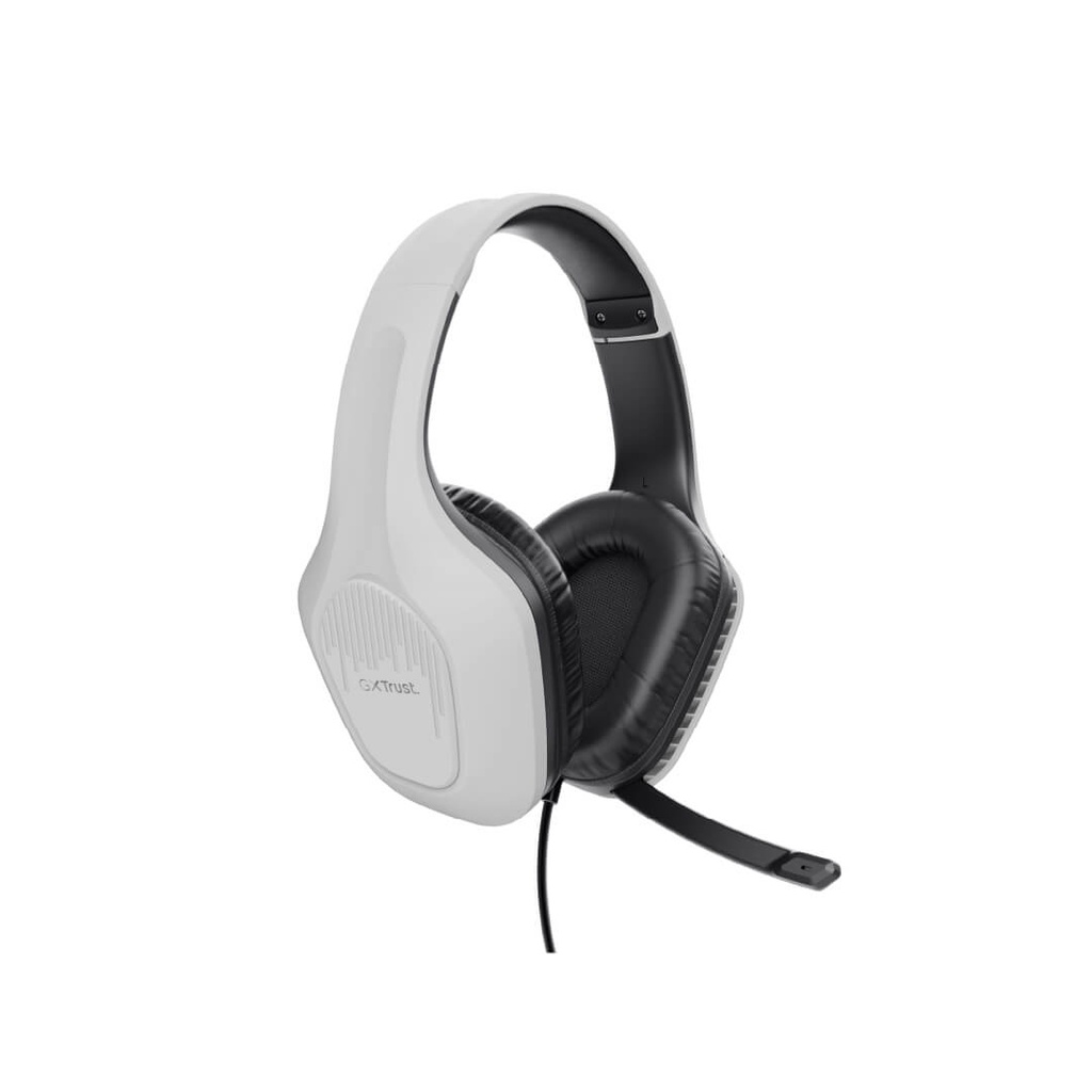 Audifono Diadema Trust Gxt 415W Zirox Blanca Gamer 3,5mm pc Nintendo Switch, Nintendo Switch Lite, PS4, PS5, Xbox Serie S, Xbox Serie X