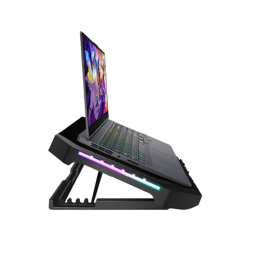 Base Refrigerante Gamer Wattana W-BR10 6 Ventiladores RGB