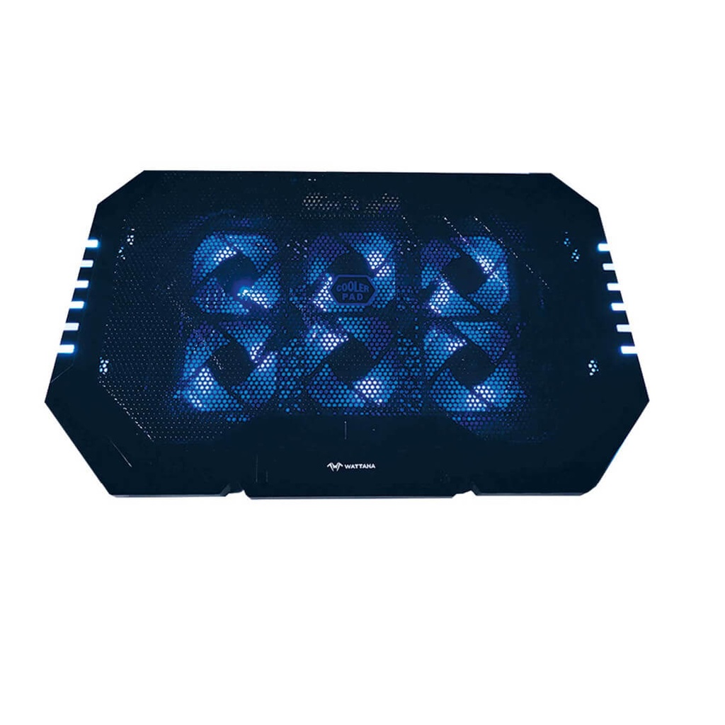 Base Refrigerante Gamer Wattana W-BR10 6 Ventiladores RGB