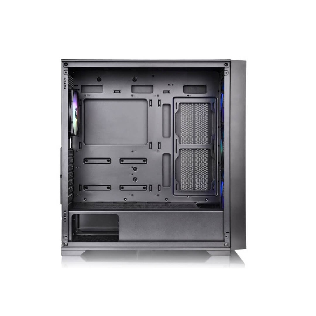 Chasis Thermaltake H390 TG ARGB /BLACK /WIN / SPCC /TEMPERED GLASS *1/120mm ARGB SE Fan *4/PS-TTP-0750NNF A BU -3/ Brown Box