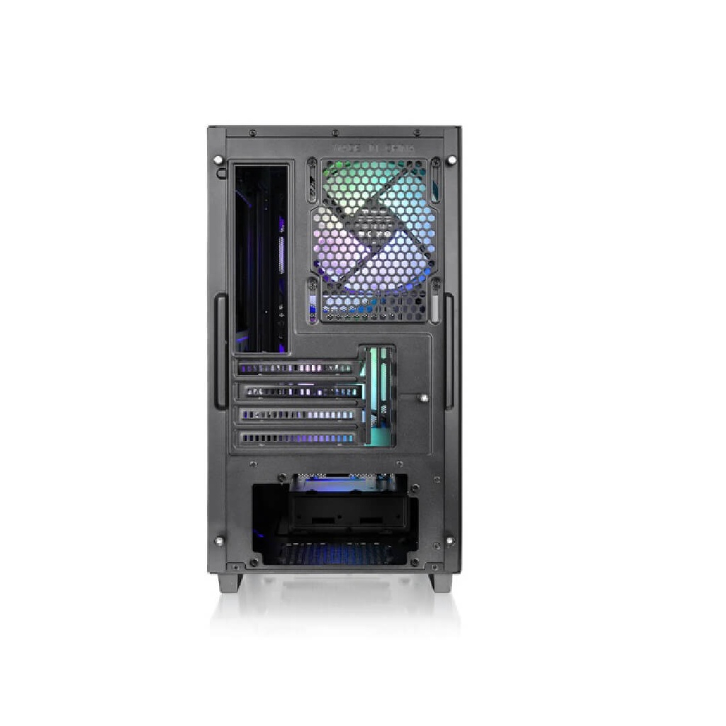 Chasis Thermaltake Versa H16 TG ARGB /Black/Win/SPCC/Tempered Glass*1/120mm  ARGB SE Fan*3/PS-TTP-0650NNFABU-3 /Brown Box
