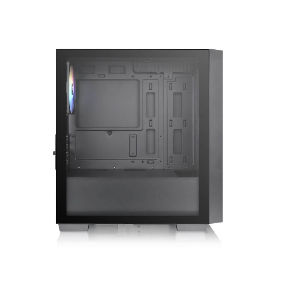 Chasis Thermaltake Versa H16 TG ARGB /Black/Win/SPCC/Tempered Glass*1/120mm  ARGB SE Fan*3/PS-TTP-0650NNFABU-3 /Brown Box