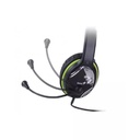 Audifono Diadema Genius HS-400A 2 plug 3.5mm Verde/Negro