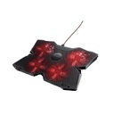 Base Refrigerante Gamer Trust Gxt 278 Yozu 4 Ventiladores Iluminados