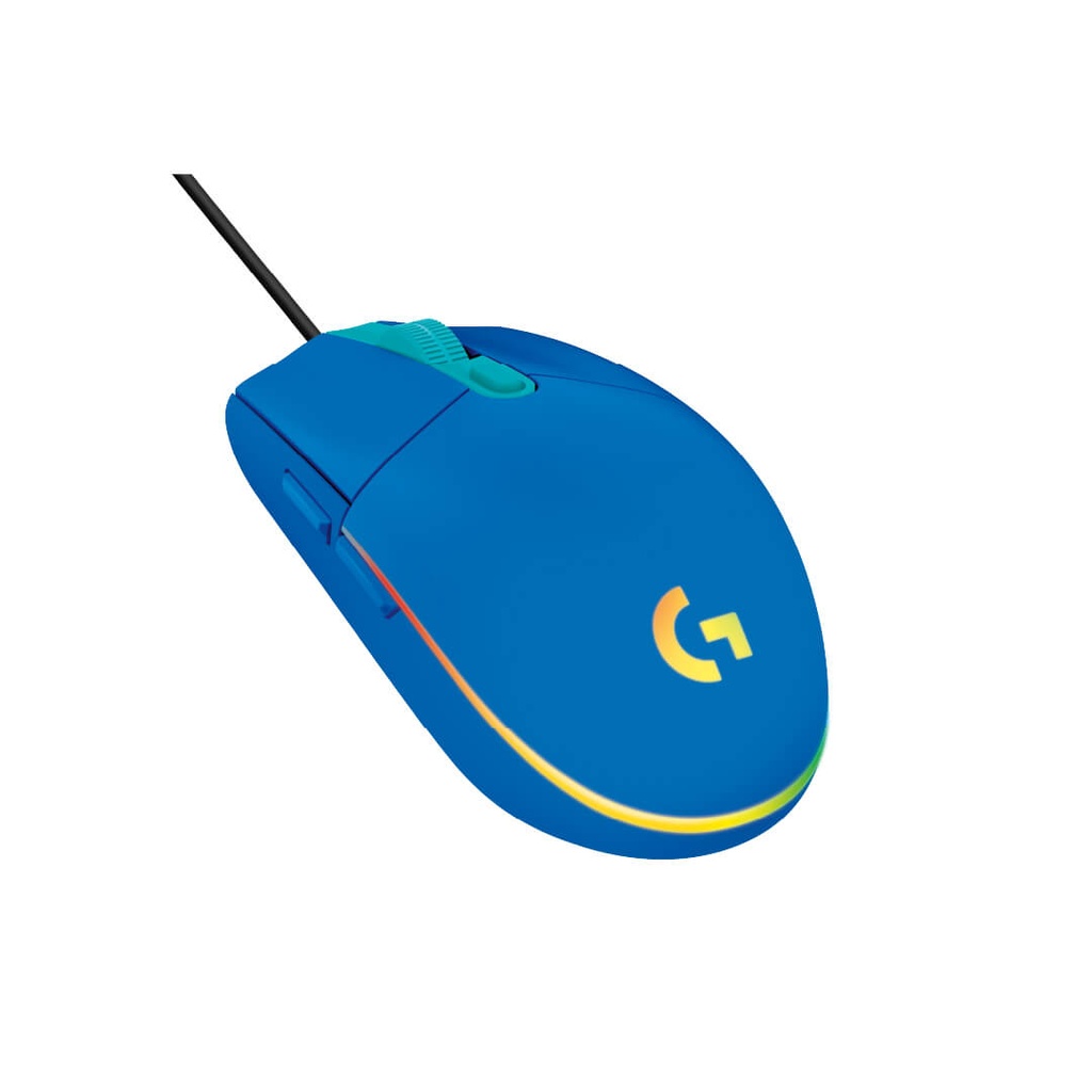 Mouse Gaming Logitech G203 Azul/Cable/USB/RGB/910-005792