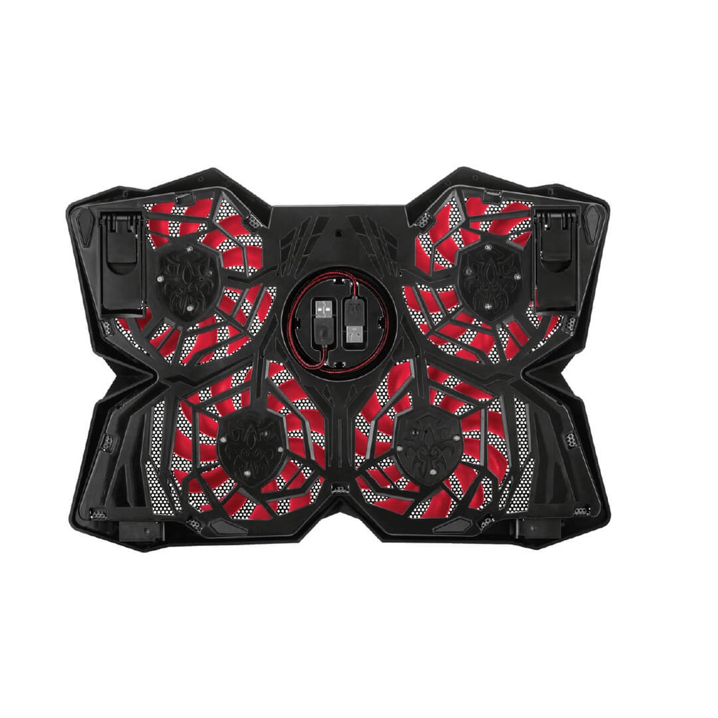 Base Refrigerante Gamer Trust Gxt 278 Yozu 4 Ventiladores Iluminados