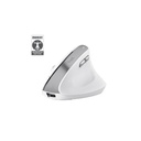 Mouse Trust Bayo II Inalámbrico Diseño Vertical Blanco