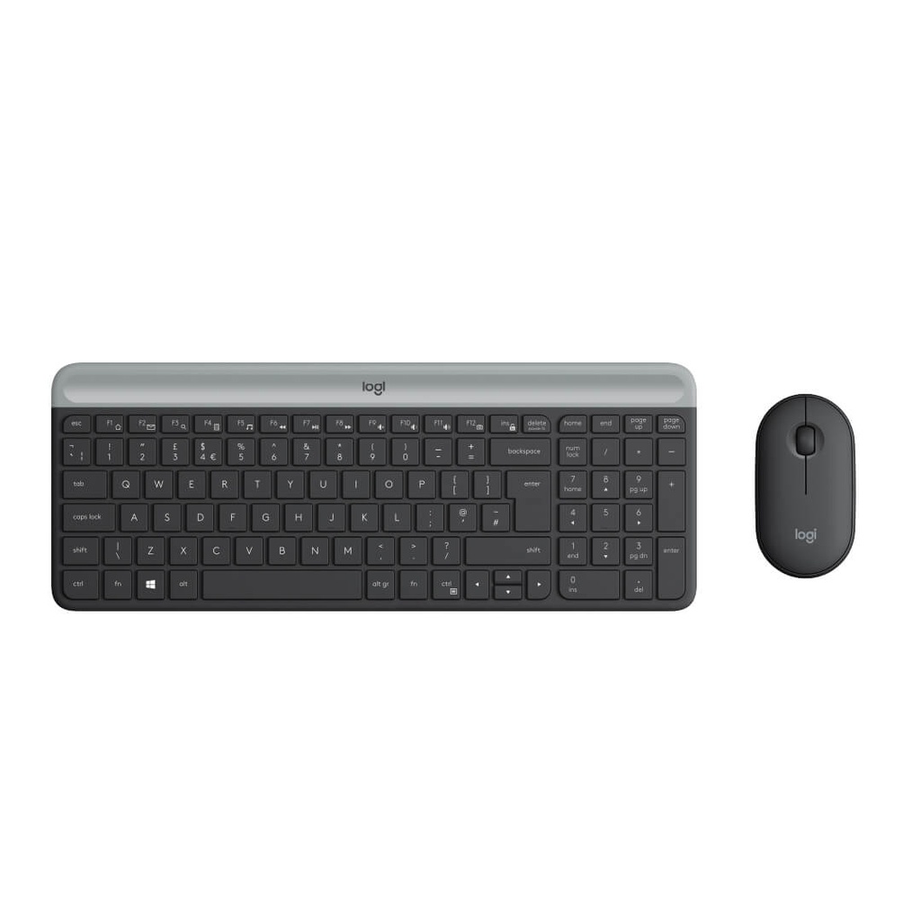 Combo Teclado y Mouse Logitech MK470 Inalambrico Grafito