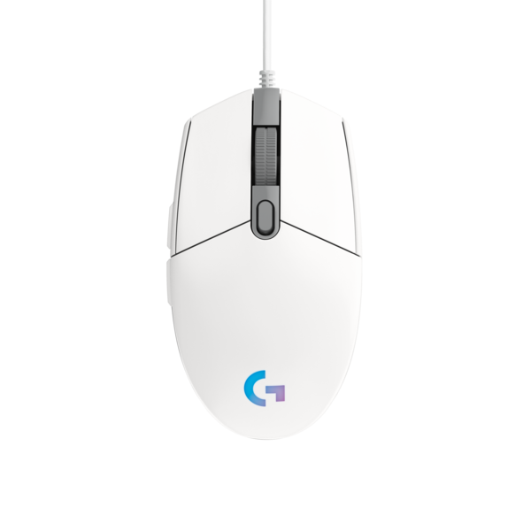 Mouse Gaming Logitech G203 Blanco/Cable/USB/RGB/910-005791