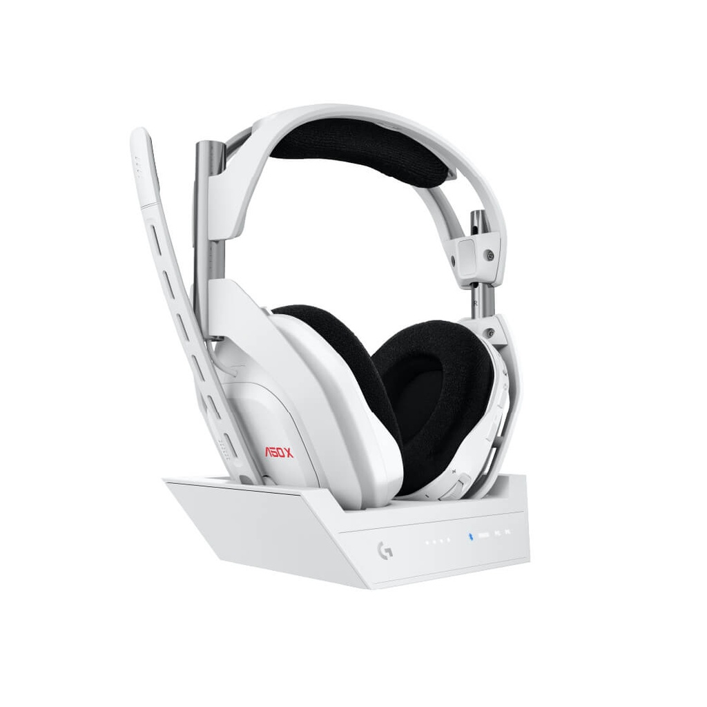 Audífonos Diadema Gaming Astro A50X Blanco Inalámb/Base de Carga/Xbox/PlayStation/PC