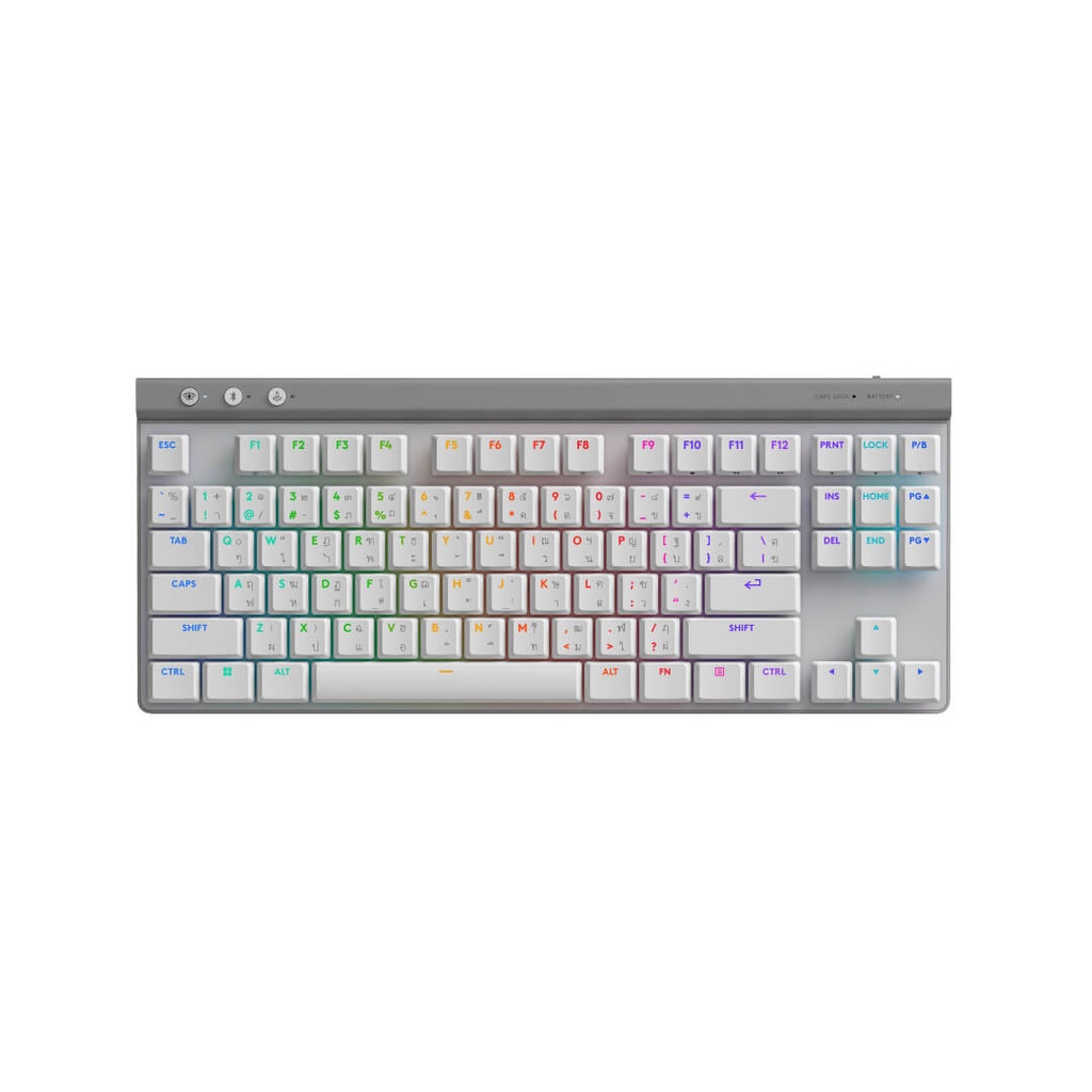 Teclado Gaming Logitech G515 TKL Blanco/Mecánico/Lightspeed/Bluetooth