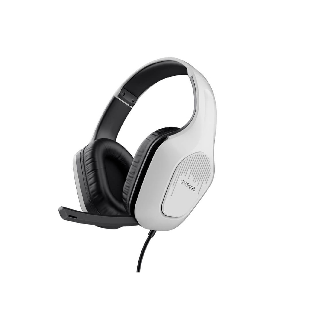 Audifono Diadema Trust Gxt 415W Zirox Blanca Gamer 3,5mm pc Nintendo Switch, Nintendo Switch Lite, PS4, PS5, Xbox Serie S, Xbox Serie X