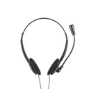 Audifonos Diadema Trust Primo Chat 3.5 Mm Negro Con Microfono, Incluye convertidor a dos Plug