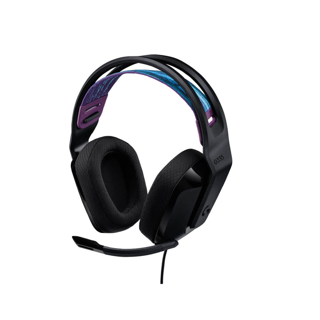 Audífonos Diadema Gaming Logitech G335 Negro/Cable/2.1/ 981-000977