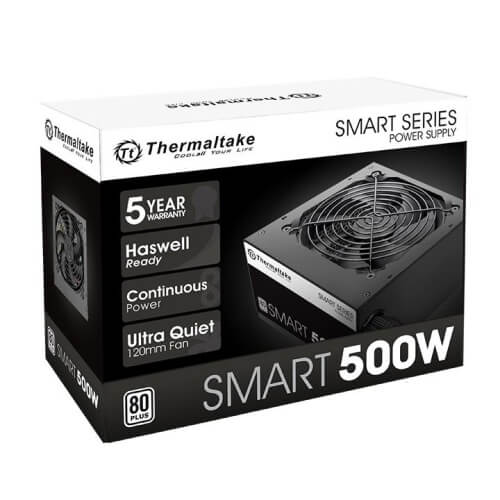 Fuente Thermaltake SMART 700W 80PLUS PS-SPD-0700NPCWUS-W