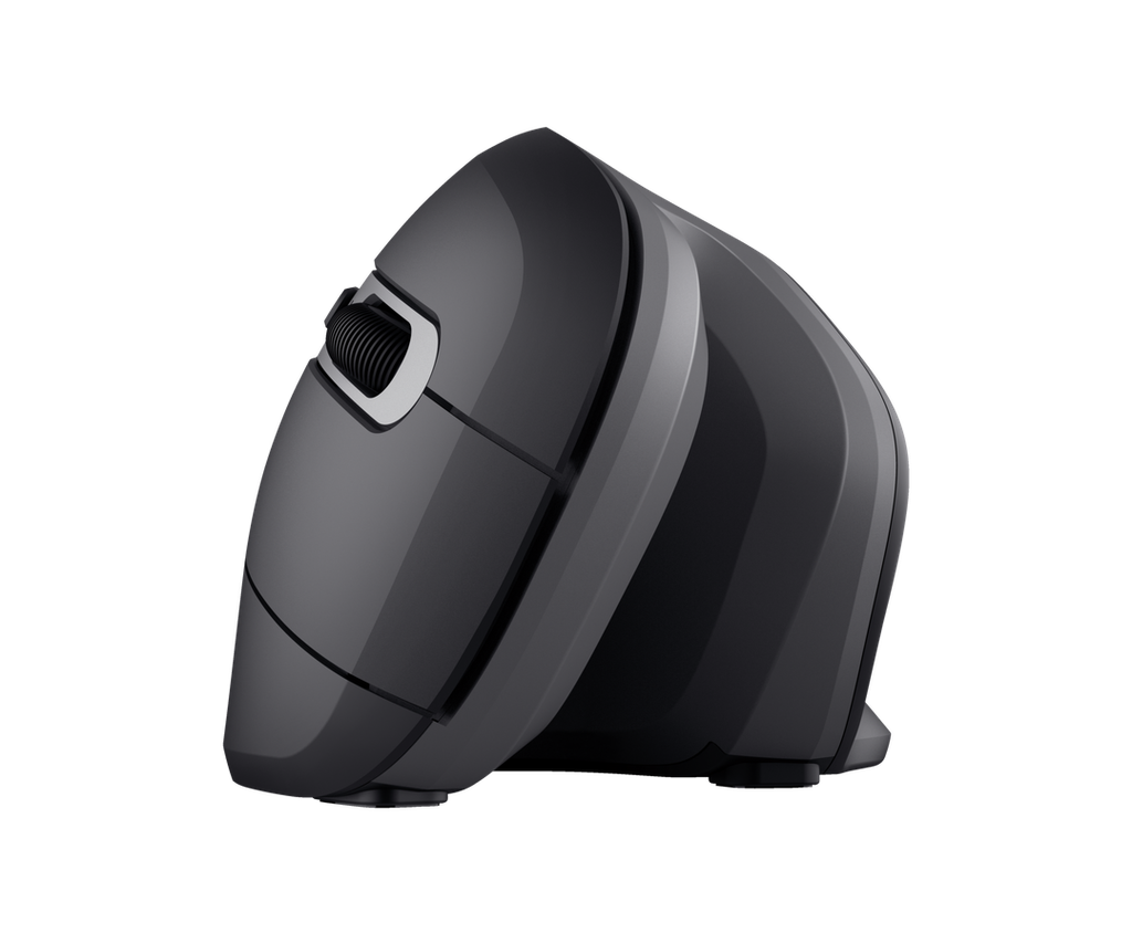 Mouse Inalambrico Usb Trust Verro Ergonomico Negro Diseño Vertical