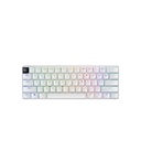 Teclado Gaming Logitech G Pro X 60% Blanco/Mecánico/Lightspeed/Bluetoothh