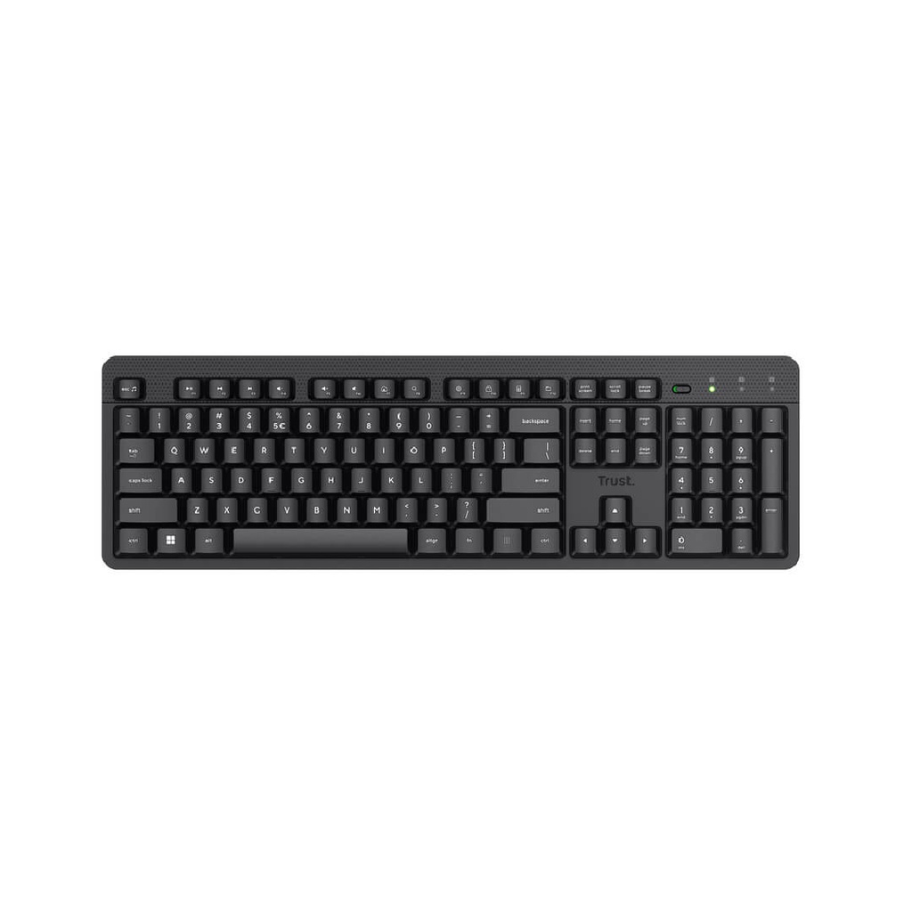 Teclado Trust Ody II Inalámbrico Negro