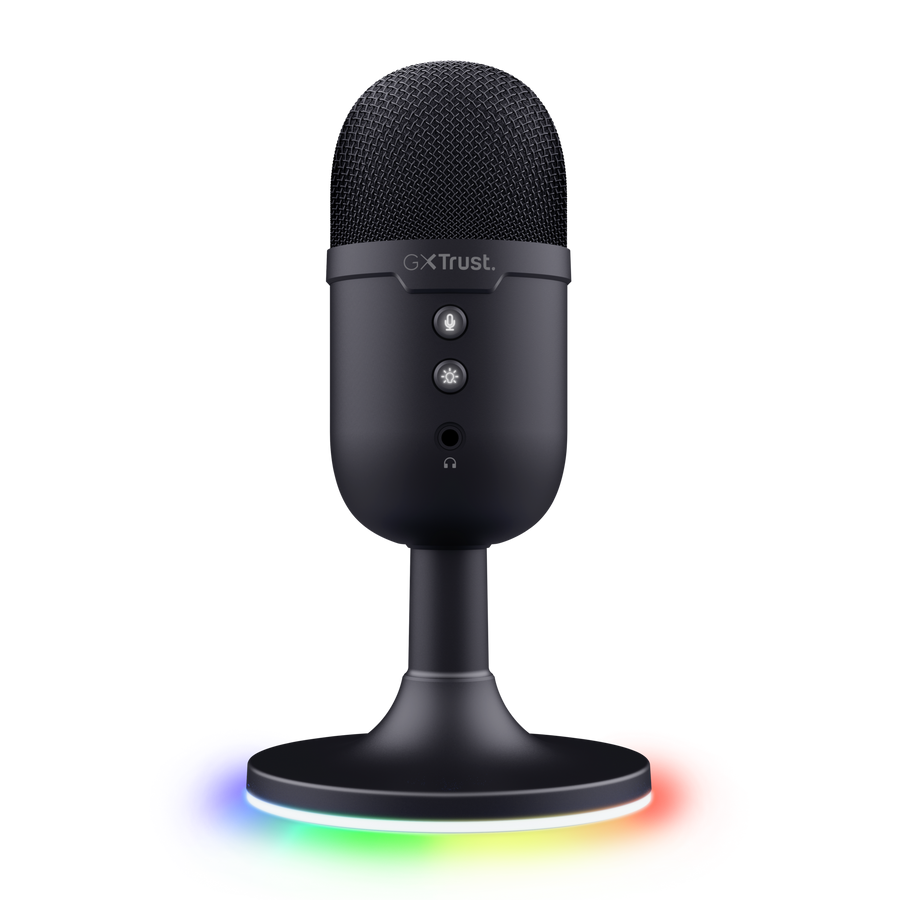 Micrófono Trust Gxt 234 Yunix Streaming Usb Negro 