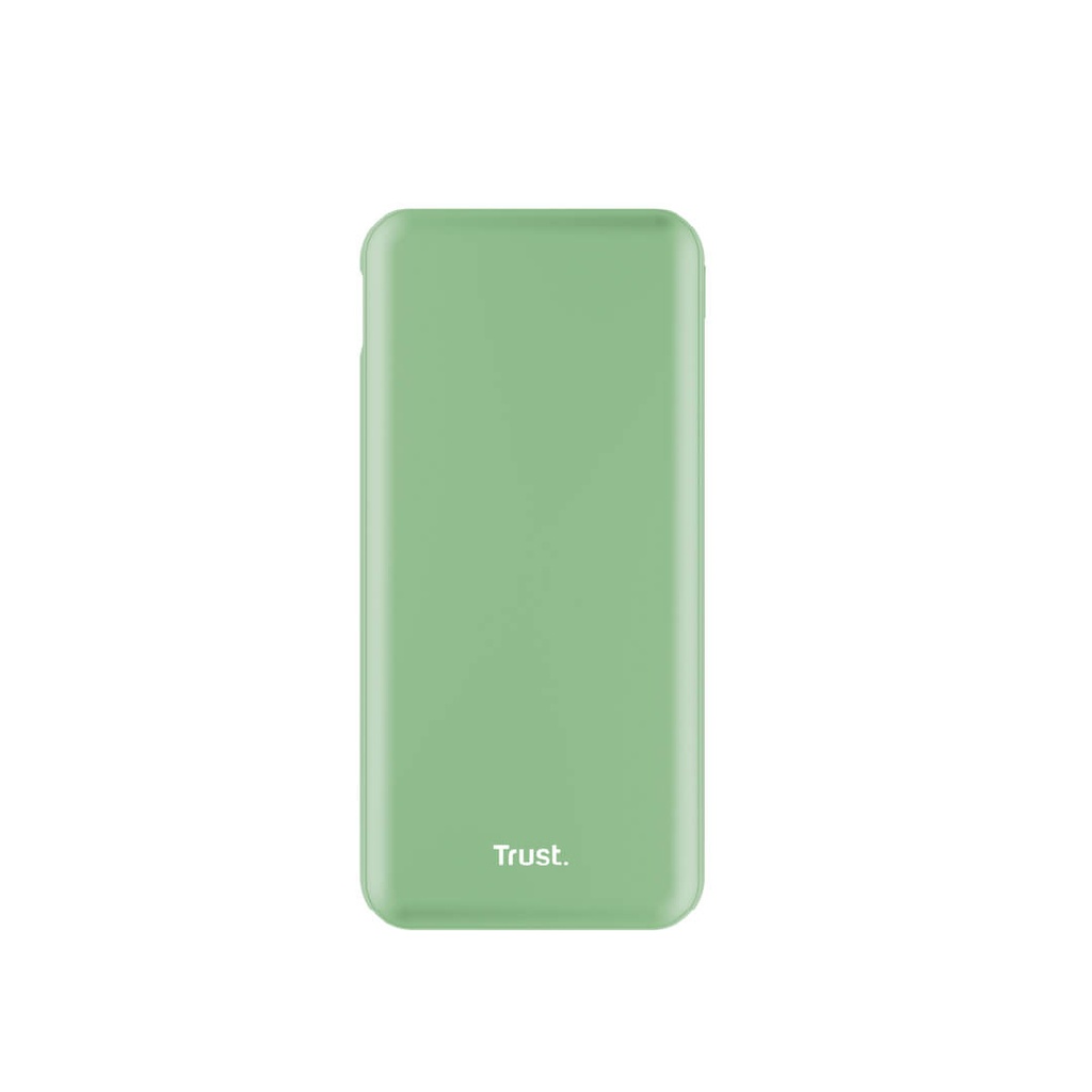 Bateria Portatil Trust Redoh 10.000 Mah Verde Carga rapida  # Parte 25033 