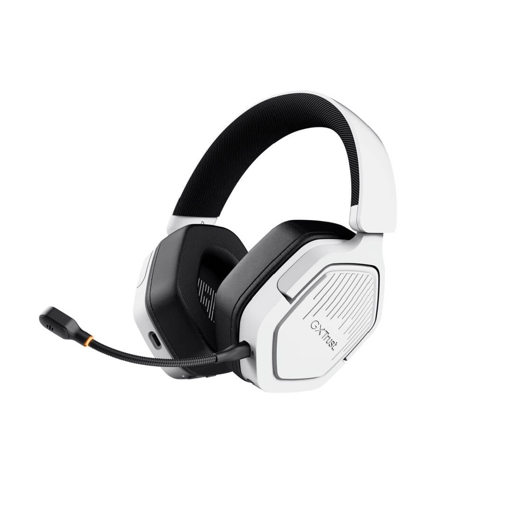 Audifono Diadema Trust Gxt493W Carus Inalambrica Blanca Gamer 