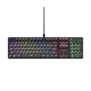 Teclado Gamer trust Gxt 871 Zora Mecanico Negro 