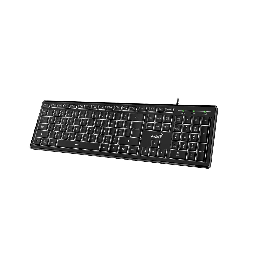 Teclado Genius SlimStar 820 Delgado Iluminado