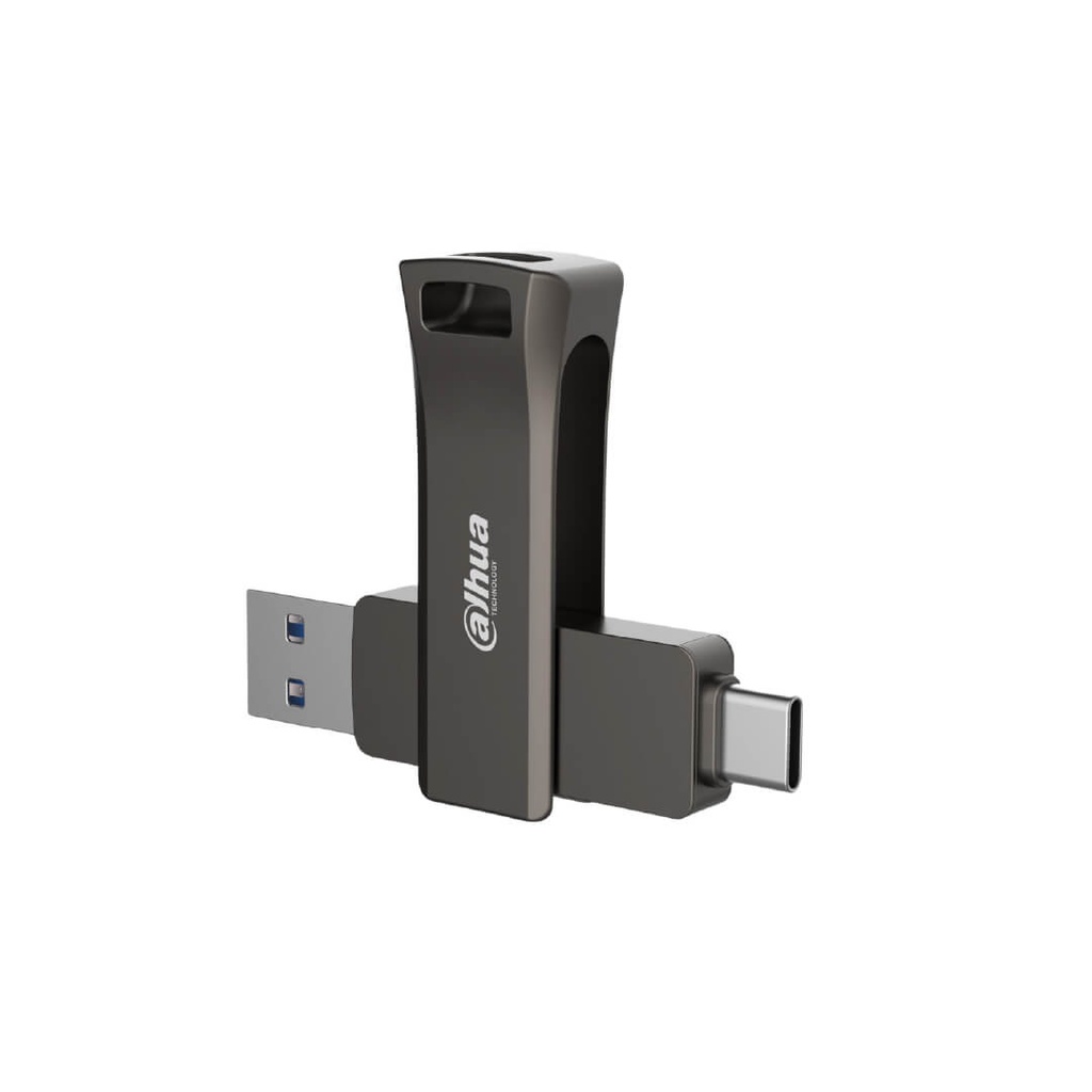 Memoria USB DAHUA-Flash  Drive-USB3.2 TypeA&C-Metal DHI-USB-P629-32 256GB-Gray-DHI-USB P32ACP256G0203B1