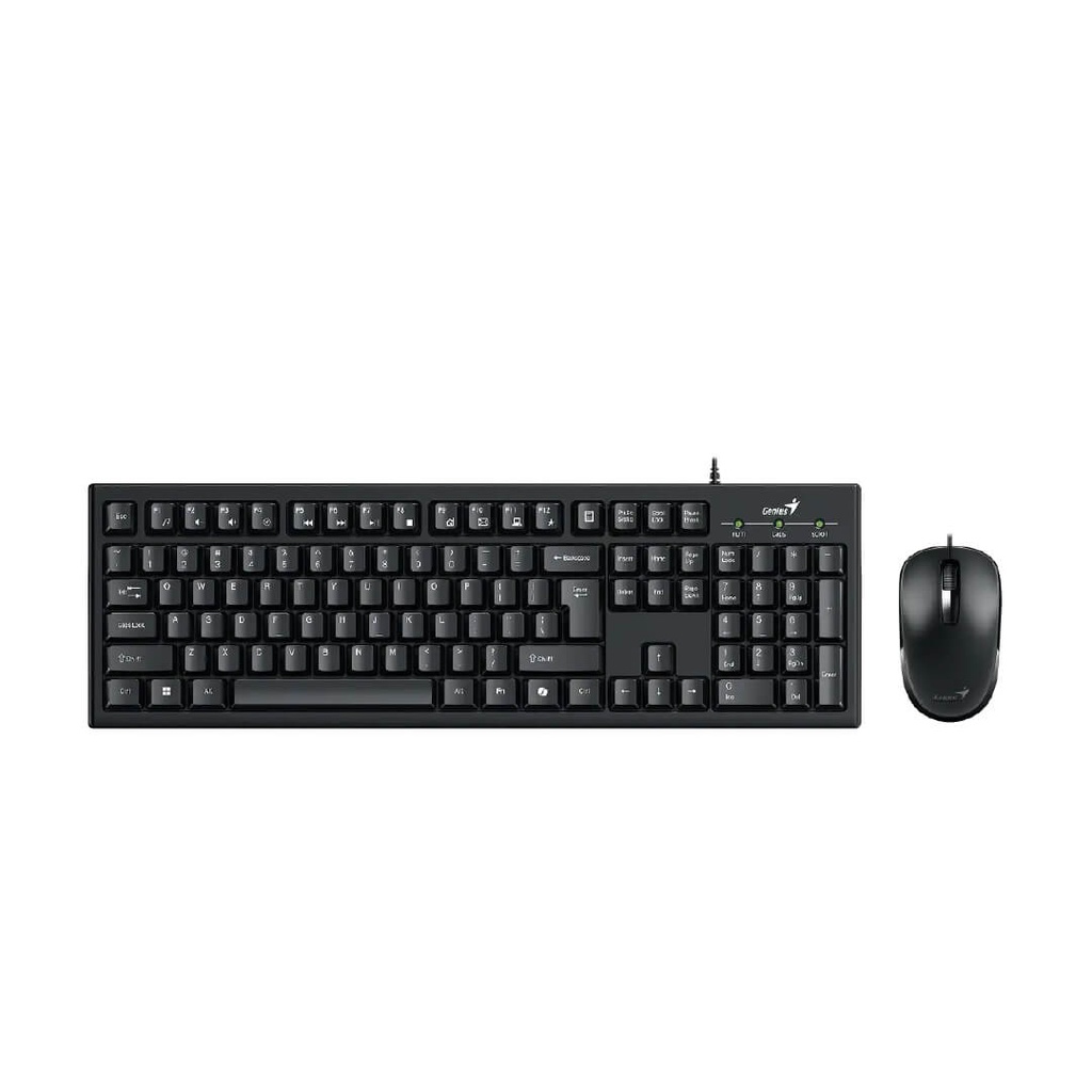 Combo Teclado + Mouse Genius SlimStar C126 Alámbrico USB Negro