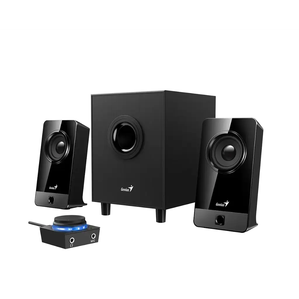 Parlante Genius 2.1 300x Con Subwoofer Negro