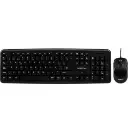 Combo teclado y mouse clásico USB distribución en español Argom A00056