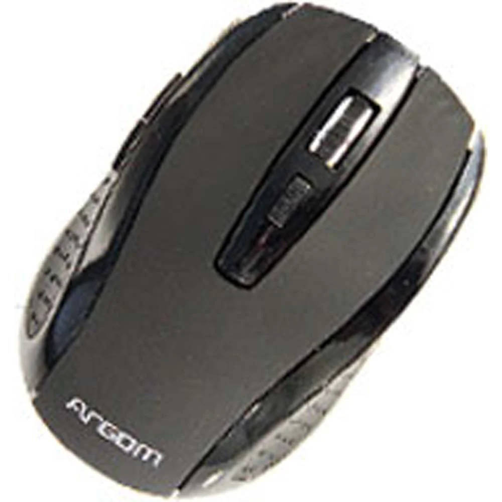 Mouse óptico inalámbrico 2,4GHz Argom MS32 negro A00082
