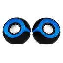 Altavoces estéreo multimedia USB Argom Orbit azules A00123