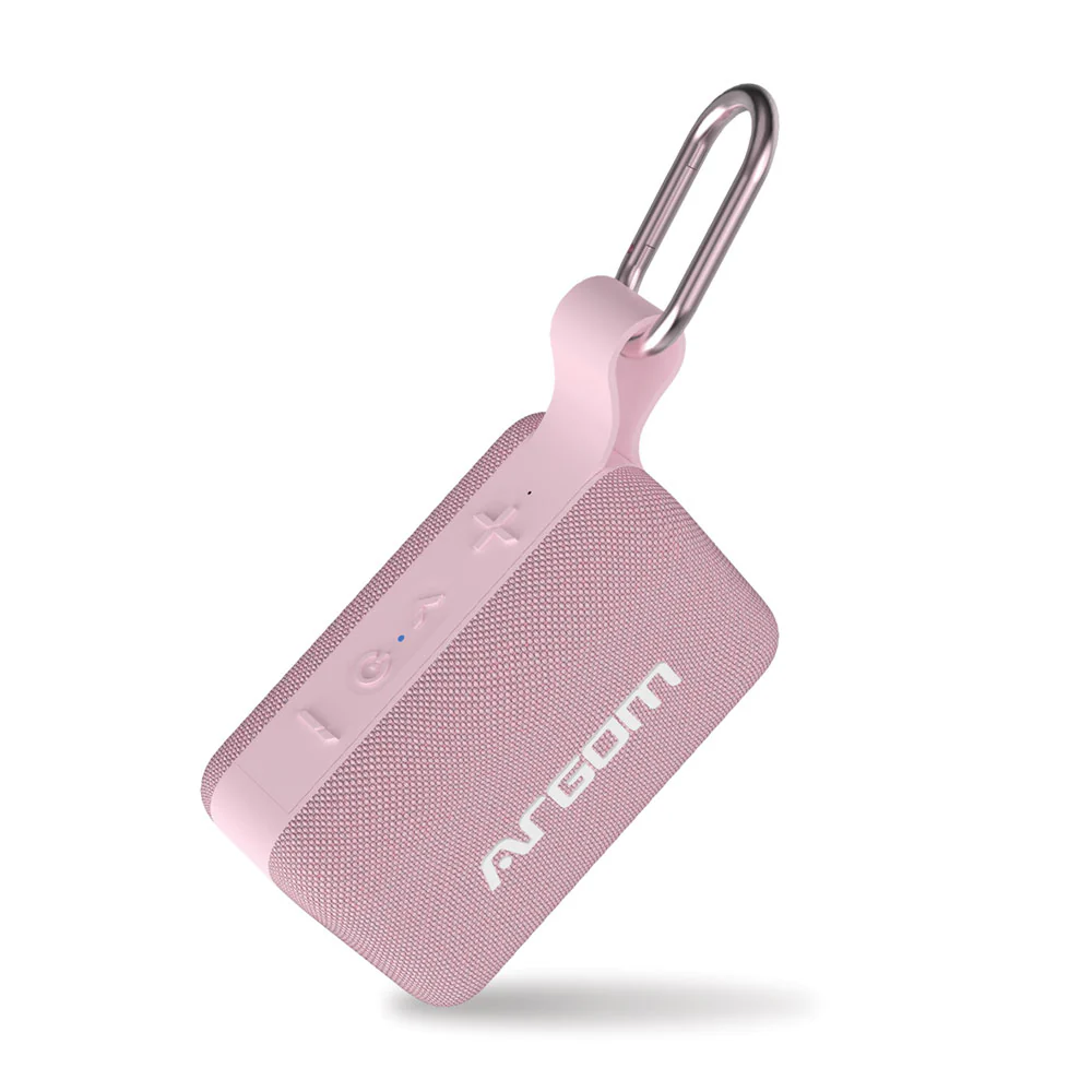Altavoz inalámbrico portátil con resistencia al agua IPX5 Argom BoogieLink rosa A00693