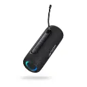 Altavoz inalámbrico portátil con luces LED y resistencia al agua IPX5 Argom Radyon X32 negro A00686