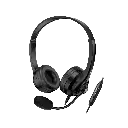 Audifonos Genius HS-235U USB-A y USB-C  IA Negro