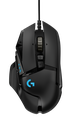 Mouse Gaming Logitech G502 Negro/Cable/Hero/RGB/Pesas 910-005469