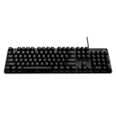 Teclado Gaming Logitech G413Full /RGB Negro/Cable/Mecánico/920-010433
