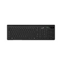 Teclado Genius SlimStar  7230 teclas tipo chocolate ergonómico color negro