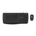 Combo Genius Teclado con Reposamanos+ Mouse Ergonomico KM-123 Negro Alambrico